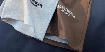 Summer New Leisure Fashion Sports Shorts Street Man Fashion Minimalist Sports Beach Pants Letter Embroidered Cotton Shorts