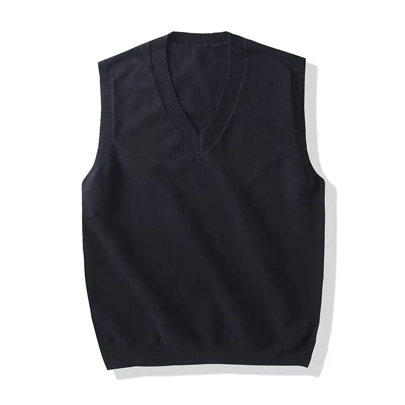 Men Knit Sweater Vest ins sweater vest Korean fashion clothes