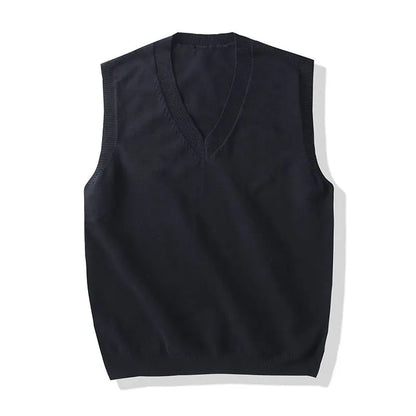 Men Knit Sweater Vest ins sweater vest Korean fashion clothes