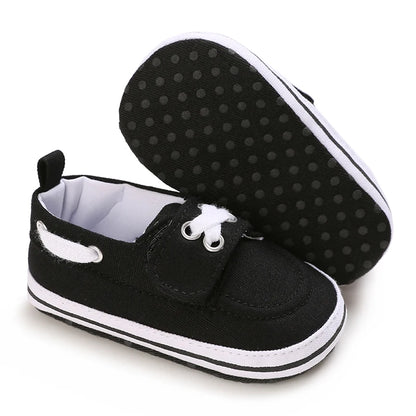 Newborn Baptist Shoes New Leather Gentleman Shoes Anti-slip Soft Bottom Indoor Baby Boys and Girls Casual Shoes Walking Shoes