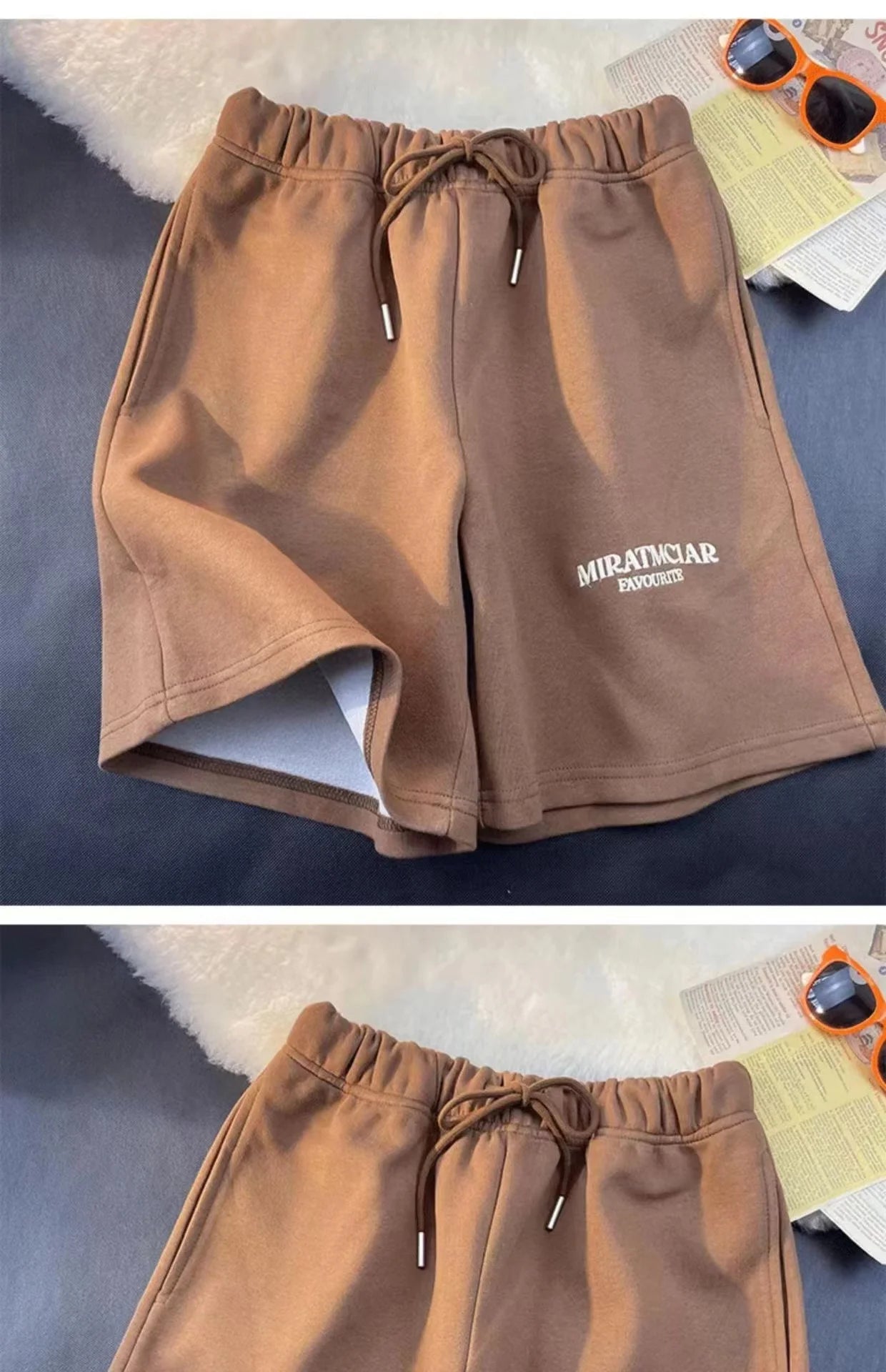 Summer New Leisure Fashion Sports Shorts Street Man Fashion Minimalist Sports Beach Pants Letter Embroidered Cotton Shorts