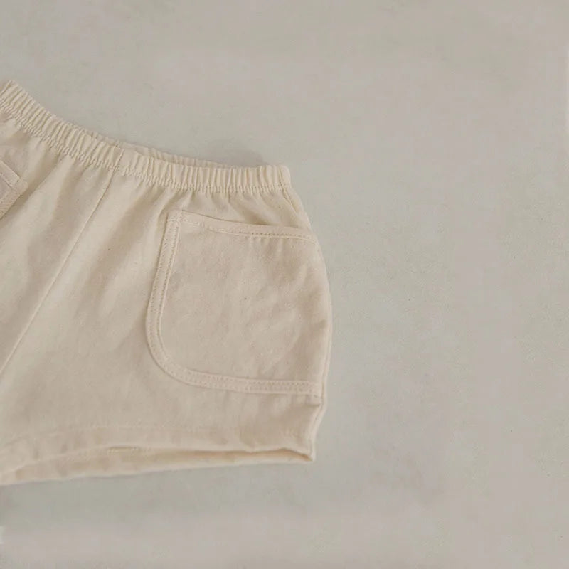 Summer Infant Baby Boys Girls Set Cotton Vest and Shorts Sets for Kids