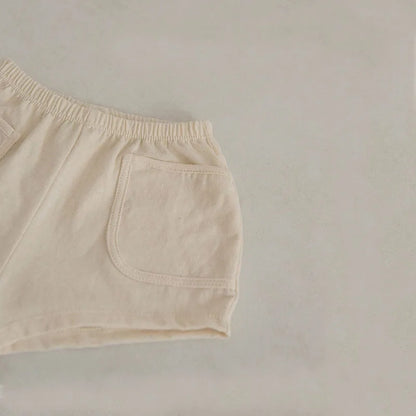 Summer Infant Baby Boys Girls Set Cotton Vest and Shorts Sets for Kids