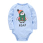 Kavkas Baby Clothes Boys Romper Newborn Infant Costume Cartoon Bodysuit Jumpsuit Family 100%Cotton 0-12Months For Bebes