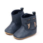 Suefunskry Baby Girl Boy Warm Boots Vintage Style Hollow Out First Walking Shoes Cute Snow Boots Shoes for Winter Fall