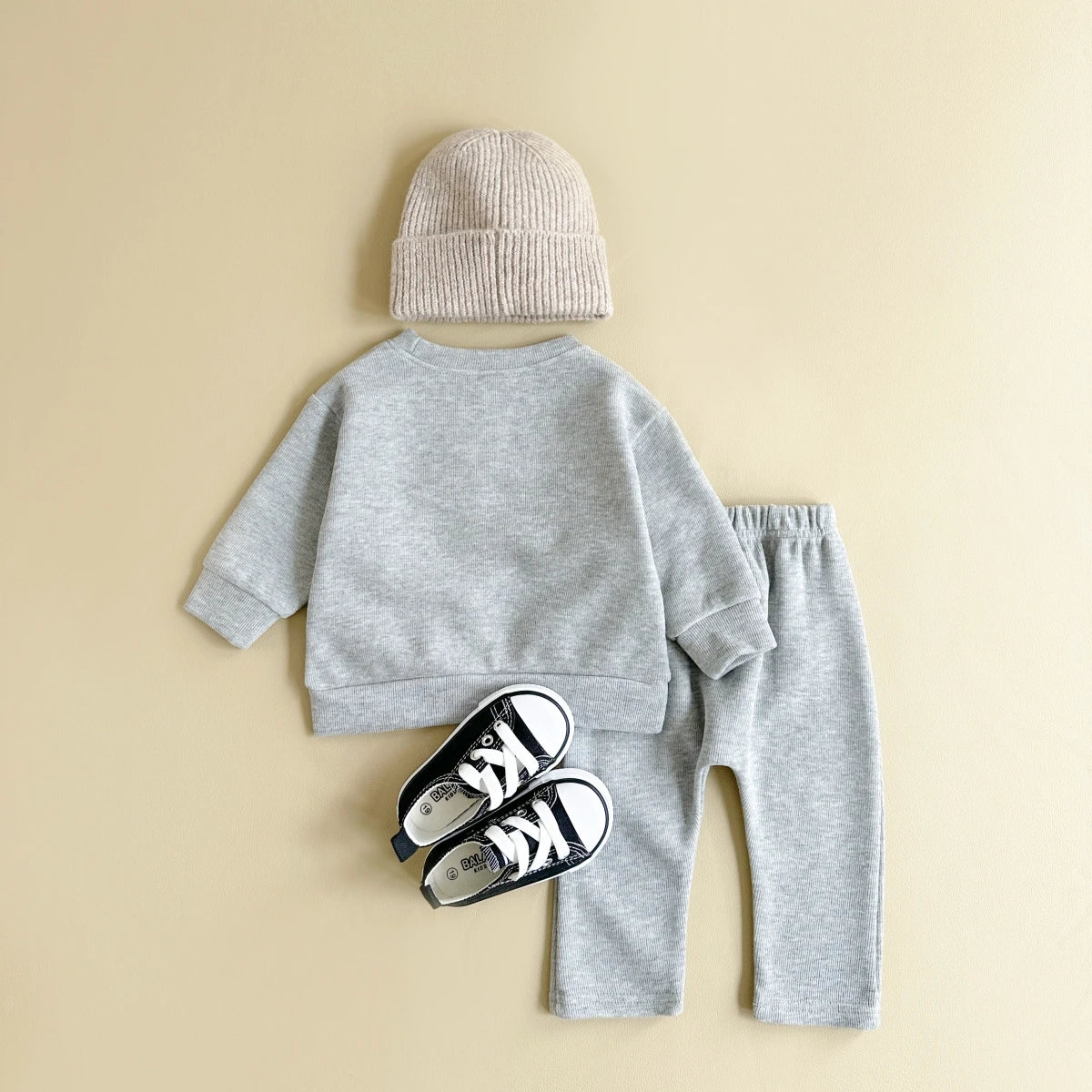 Newborn Baby Clothes Infant Outfit Boy Girl Sweatshirt Spring Autumn Top Pants Letter Long Sleeve 2Pcs Kids Children Clothes Set