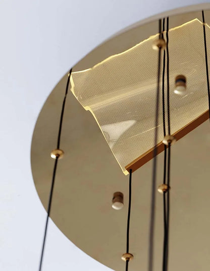 Modern Simple Led Luxurious Duplex Building Large Chandelier Living Room Creative Villa Pendant Lamp Stair Dining Hall Lighting