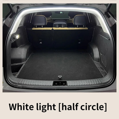 Car high brightness trunk lighting ambient light interior decoration LED wiring free automatic sensing tailgate light strip