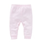 High Quality 100% Cotton Soft Baby Pants Blank Trousers Kids Leggings Plain White Muslin For  0-12 M