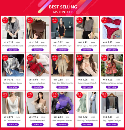 Women's Sheer Glitter Lace-up Cardigan Half Sleeve Summer Lightweight Jacket See-through Loose Blouse Women