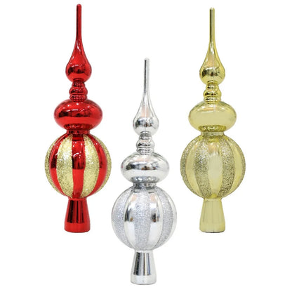 Christmas Tree Decorations, Shiny Christmas Tree Top Ornaments Xmas Tree Decoration For Festive Party Decor Anti-slip