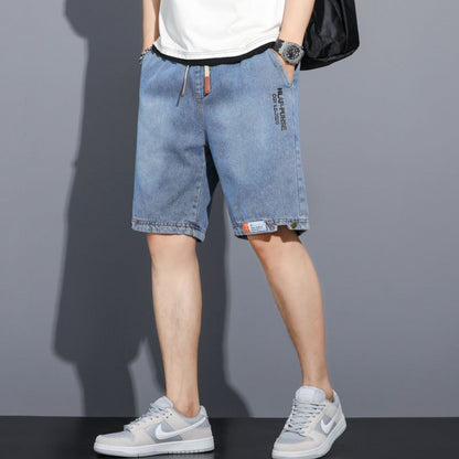 Men's Loose Baggy Denim Short Men Jeans Fashion Streetwear Hip Hop Long Capri Cargo Shorts Pocket Male pantaloons cartos