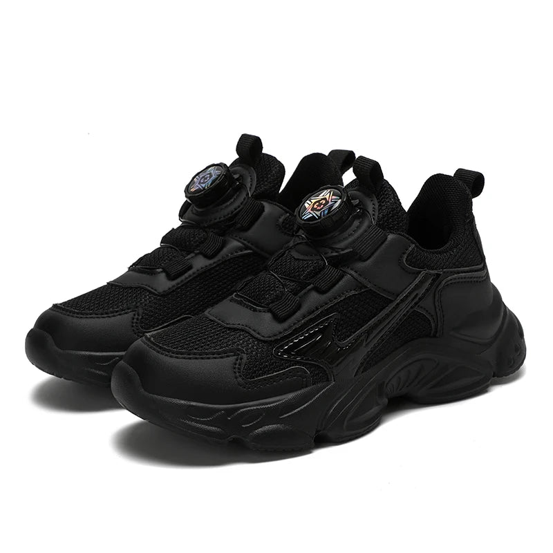 Children Shoes Boys Sneaker Black White Platform Kids School Sneaker Plus Size 31-43 Comfort Casual Sports Tennis Boys Shoes