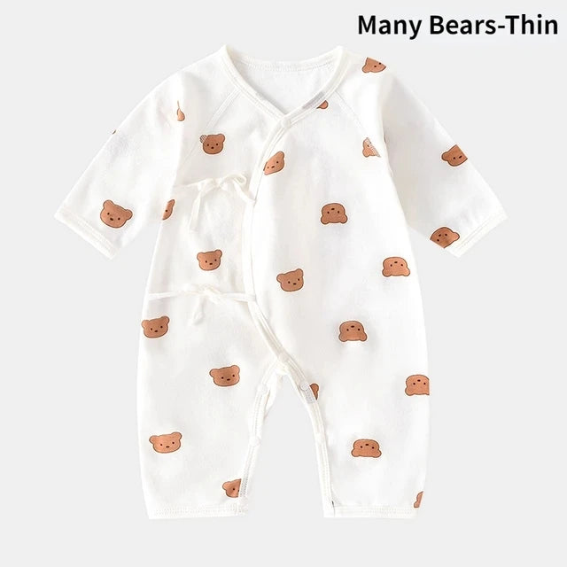 Newborn Baby Jumpsuit 0-6m Boys Girls Toddler Rompers Cotton Baby Jumpsuit Clothes for New Born Outfits Soft One-Piece Pajamas