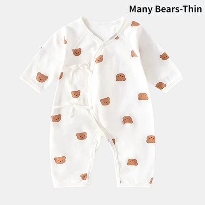 Newborn Baby Jumpsuit 0-6m Boys Girls Toddler Rompers Cotton Baby Jumpsuit Clothes for New Born Outfits Soft One-Piece Pajamas