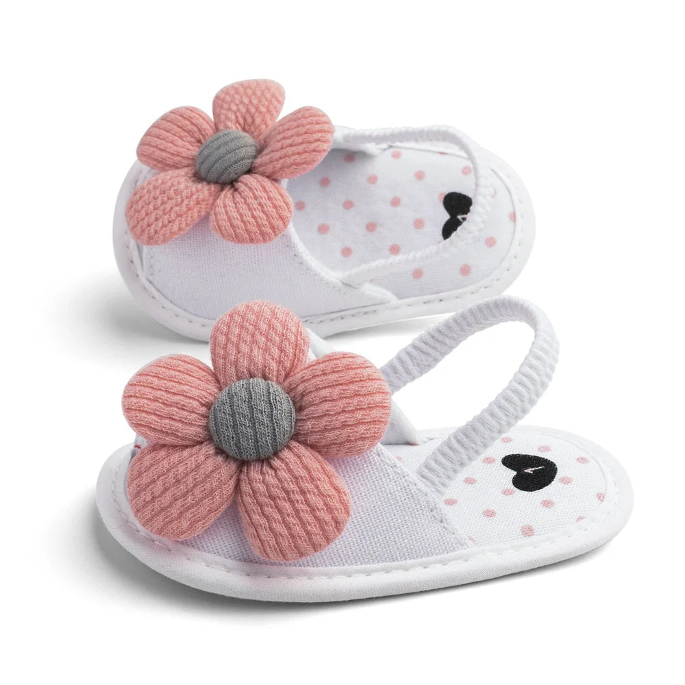 Summer New Sunflower Baby Sandals Soft Bottom Baby Toddler Shoes 0-1 Years Old Baby Girls  Baby Shoes Girls  Baby Boy Shoes