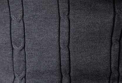 Autumn Winter Men's Knit Vests V-Neck Sleeveless Slim Fit Knitted Pullovers Men Fashion Patchwork Smart Casual Sweater Vest Man