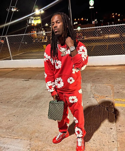 Foaming Print Streetwear Hoodie Y2k Hip Hop Graphic Oversized Hoodie Sweatshirt Men's Puck Pullover Hoodie Clothes Suit shudder