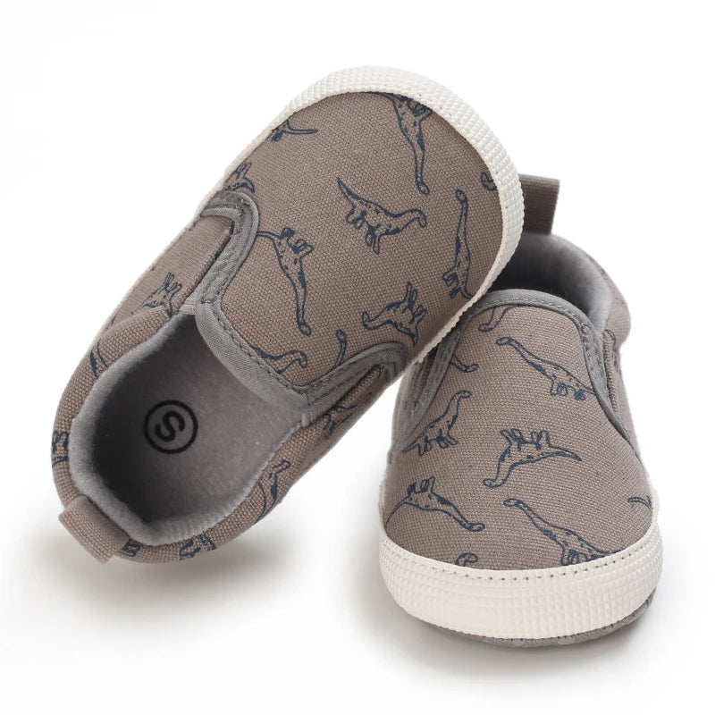 New Baby Boys Casual Canvas Shoes with Cotton Non slip Soft Sole for Infants and Toddlers The First Walking Shoe for Children
