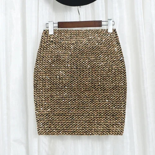 Sequin Skirt with sequins for women Summer style beach short Sequined Skirt Belly Dancer Costume  Sexy High Waist Sequins skirt