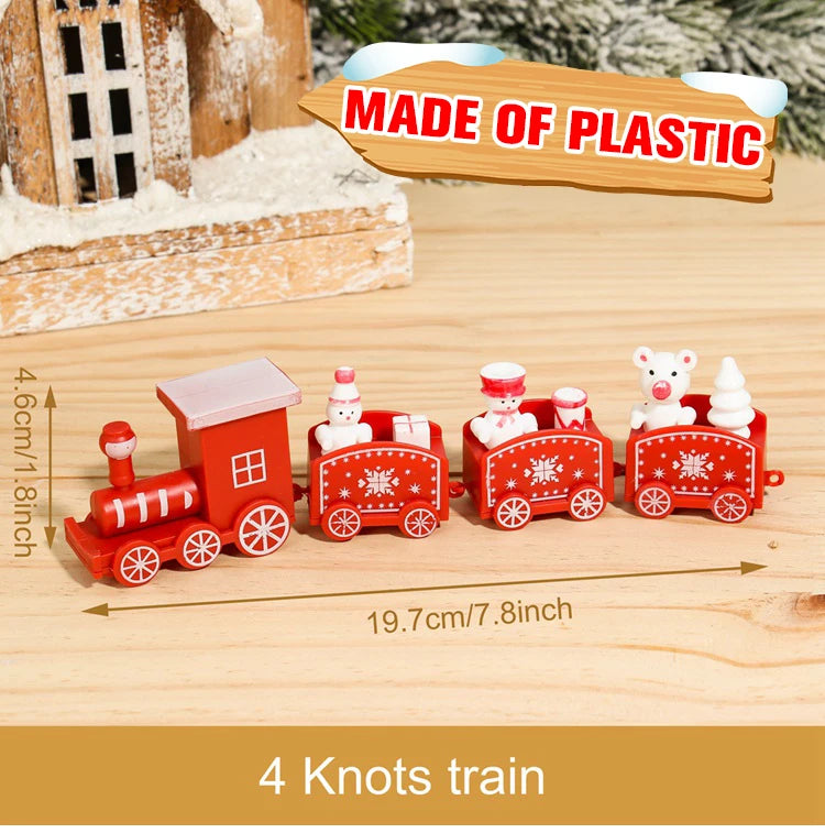 Christmas Train Merry Christmas Decorations For Home 2025 Christmas Ornament Xmas Navidad Noel Gifts Happy New Year 2026 Gifts