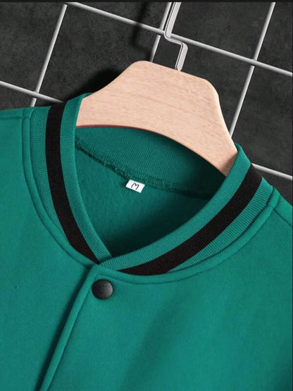 2025 New Jacket Coat Letter Printed  Wear Men Baseball Jacket Casual Long Sleeve Stand Jackets Men's Coats Sweatshirts Outerwear