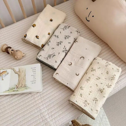 Summer Muslin Swaddle Blankets Cotton Soft Baby Blanket For Boys Girls Newborn Baby Receiving Blanket Sleeping Cover Crib Quilts