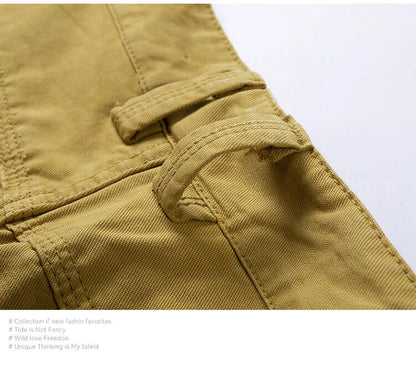 New Summer Men Cargo Camouflage Shorts Men's Cotton Beach Multi Pocket Shorts Man Spring Casual Joggers Shorts Male