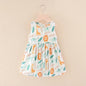 Baby Girls Clothes Summer Dress Flying Sleeve Newborn Infant Dresses Plaid Sleeveless Cotton Newborn Princess Dress Baby Girl