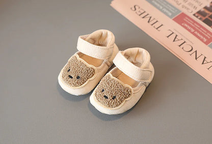 New Toddler Newborn Baby Shoes Boys' Girls' Slippers Pre walker Casual Shoes Winter Small Animals First Walkers