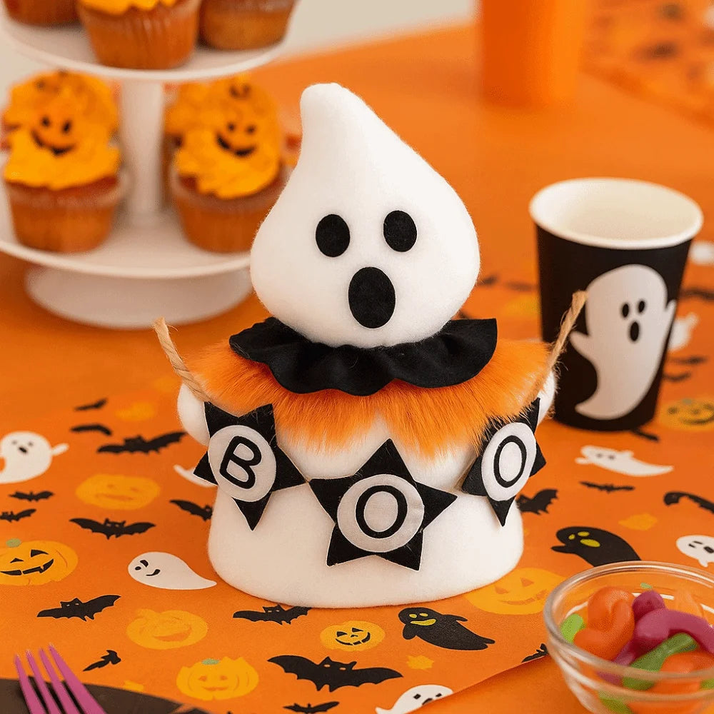 Holiday Decor Funny Halloween Ghost Doll Handicraft Soft Scary Ghost Doll Cartoon Scary Ghost Figurines Haunted House