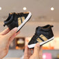 0-18M Baby Shoes Boy Newborn Infant Toddler Casual Comfort Cotton Sole Anti-slip PU Leather First Walkers Crawl Crib Shoes