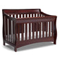 4-in-1 Convertible Baby Crib, Black Cherry Espresso