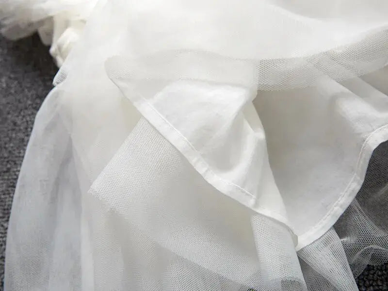 New Born Baby Girl Dress Clothes Christening Dress Classic Infant Baptism Wedding Tulle Dress for Spring Summer 0 3 6 Months