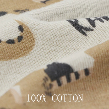 6 Pcs Baby Toddler Boys' Underwear,  100% Cotton Kids Underwear, Little Boys Briefs Soft Dinosaur Boxer Briefs