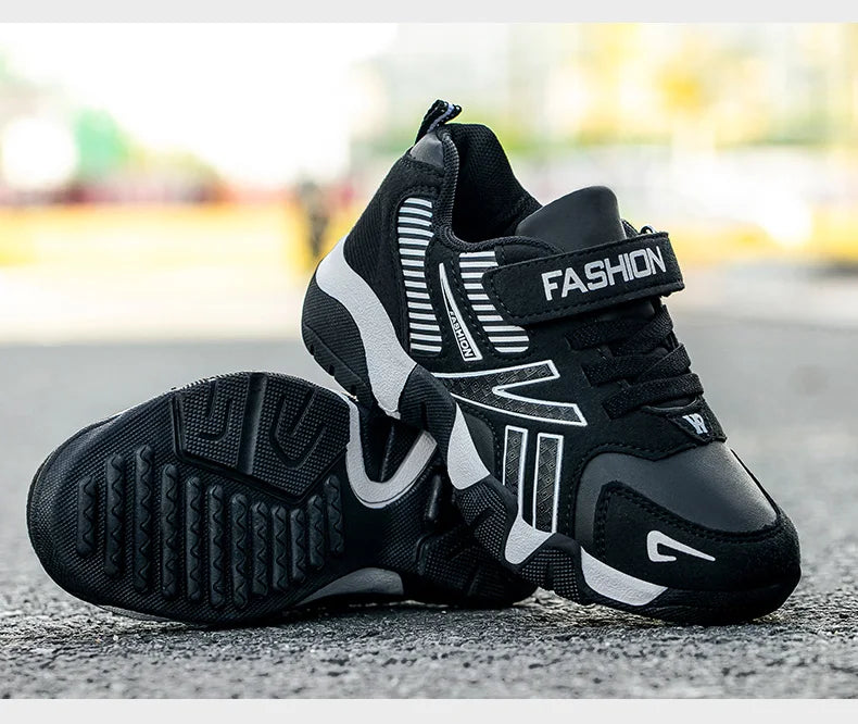 Children Boys Shoes School Sports Fashion Leather For Kids Tennis Casual Sneakers Children's Boy Running 7-12 Years Walking Shoe