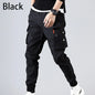 Men Pants Soft Fabric Multi Pockets Elastic Waist Spring Summer Cargo Pants Wear-resistant Jogger Trousers Simple Clothes