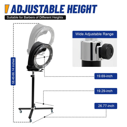 3-in-1 track infrared hair dryer 950w Six modes of heat able hair dryer Hair Salon Styling Height adjustable 58-66inch