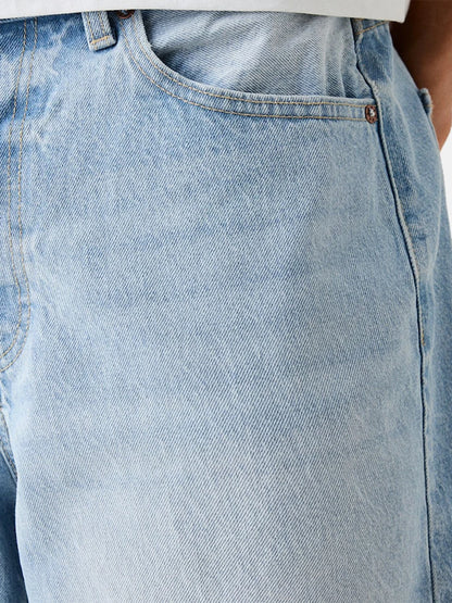 Men Denim Shorts Zipper Button Closure Summer Casual Shorts with Pockets Male Trendy Fashion Short Jeans for Streetwear Y2K 00s