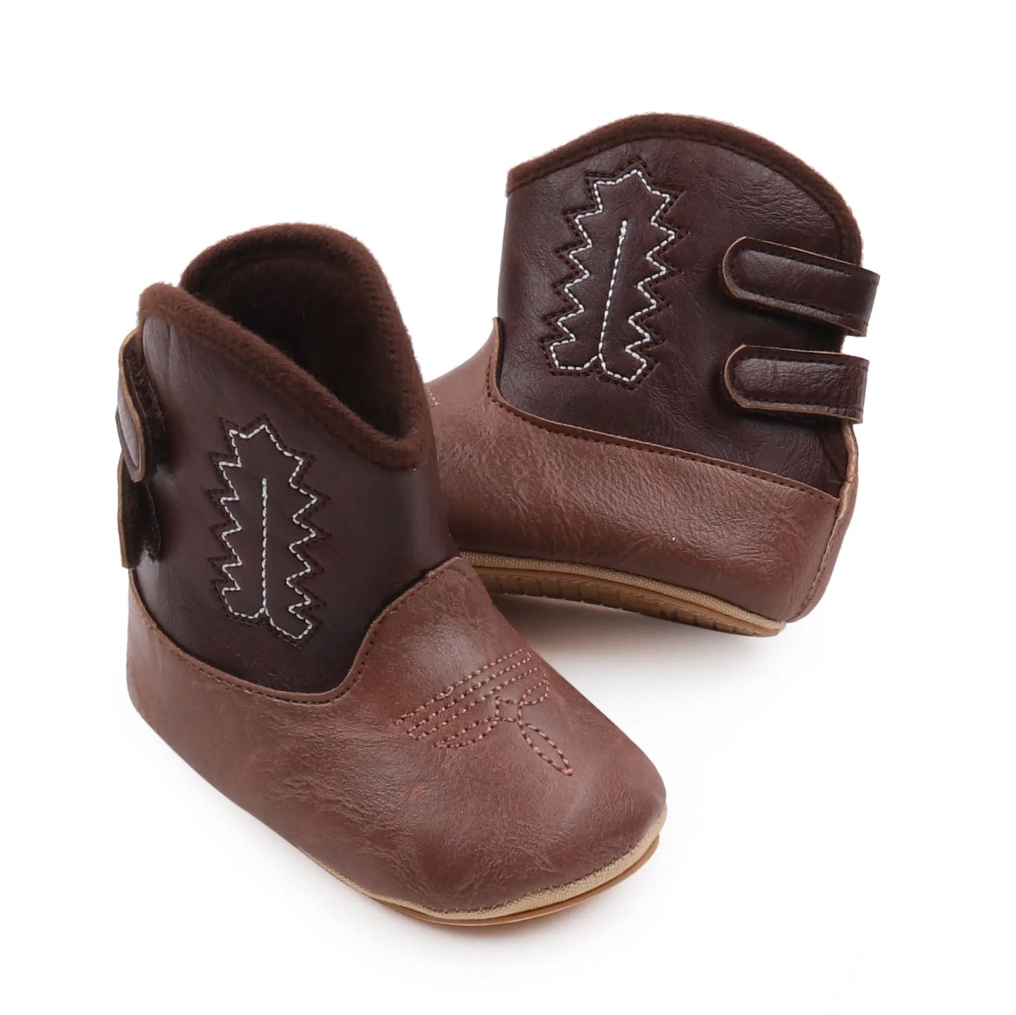 Baby Boots Made Of Soft PU and High-quality Cotton 2024 New Autumn and Winter Short Boots With Rubber Soles and Anti Slip Baby