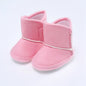 Winter Baby Boots Plus Velvet Snow Booties Baby Shoes Warm baby Girl Shoes Pompom Soft Sole Indoor Walking Shoe
