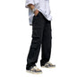 New Cargo Pants Men's Loose Straight Oversize Clothing Solid Grey Versatile Work Wear Black Joggers Cotton Casual Male Trousers