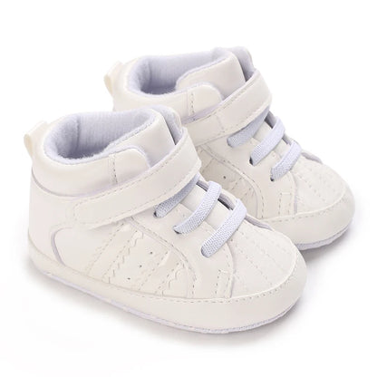 0-18M Baby Shoes Boy Newborn Infant Toddler Casual Comfort Cotton Sole Anti-slip PU Leather First Walkers Crawl Crib Shoes