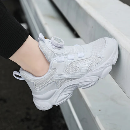 Children Shoes Boys Sneaker Black White Platform Kids School Sneaker Plus Size 31-43 Comfort Casual Sports Tennis Boys Shoes