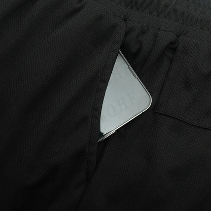 Goku Anime Running Shorts Men Fitness Gym Training 2 in 1 Sports Shorts Quick Dry Workout Jogging Double Deck Shorts