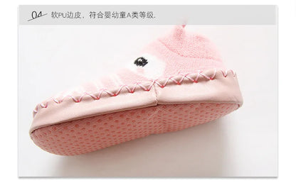 Baby newborn shoes 0-6-12 months boy and girl 0-1 years old soft soled pre-toddler cotton shoes