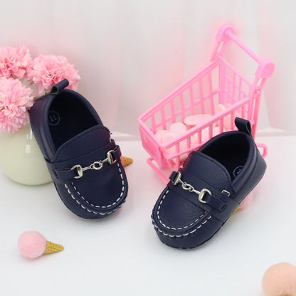 RABEISIR Casual Solid Color Slip On Low Top Loafer Shoes For Baby Boys, Lightweight Comfortable Non Slip Flat Shoes