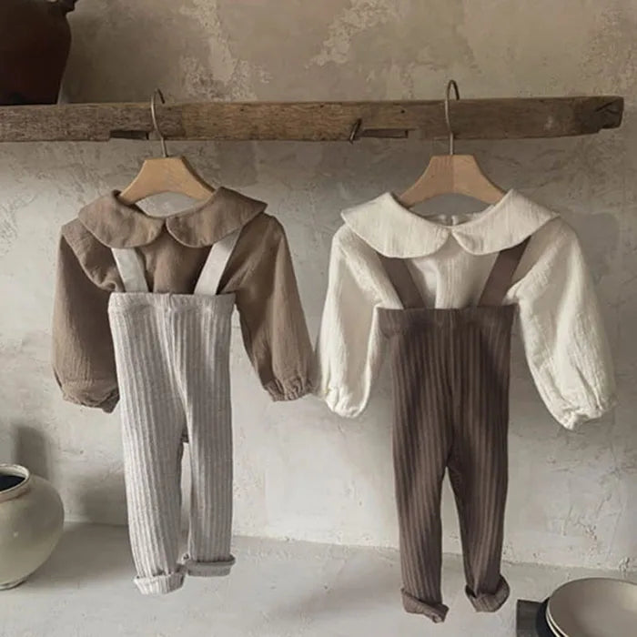 Toddler Baby Boys Girl Casual Pants Spring Autumn Baby Boys Girls Jumpsuit Overall Infant Baby Girls Boys Suspender Pants