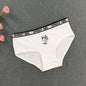 3Pcs New Fashion Cartoon Printing Letter Edge Girl Cotton Underwear Student Boxer Underwear Girls Triangle Underwear 8-16 Years