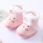 Newborn Toddler Warm Boots Winter First Walkers baby Girls Boys Shoes Soft Sole Fur Snow Booties Kids Snow Boots for 0-18M Bebe